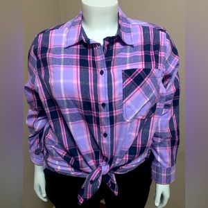 Time and Tru Plaid Shirt. Size 22. Womens $15